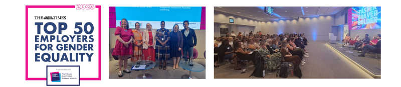 Montage of images from a gender campaign masterclass